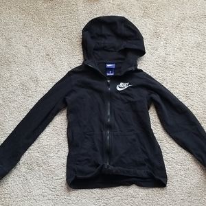 Nike size medium black full zip hoodie